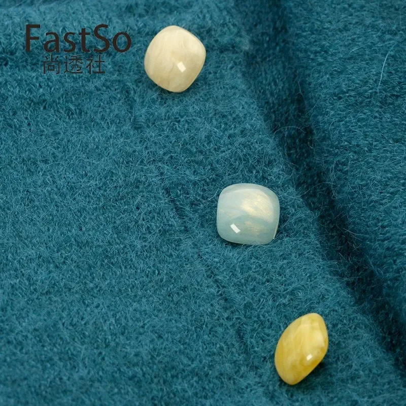 Квадратные искусственные жемчужные пуговицы Пришивание искусственное ремесло