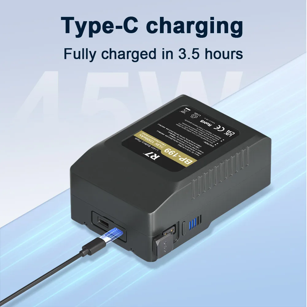 Батарейки V Mount BP-199 13500mAh для фото-и видеокамер