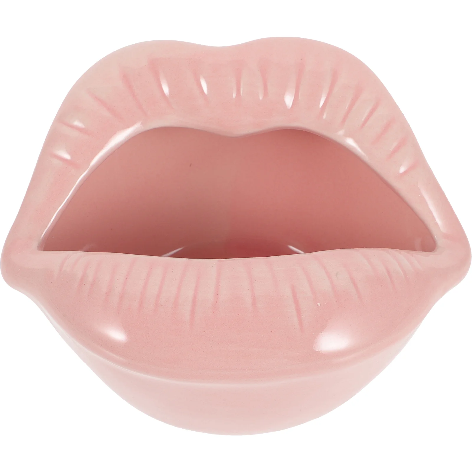 

Ashtray Cigar Ash Holder Tray Ceramic Car Stand Lips Lip Ashtrays Mouth Cute Pink Women Outdoor Smokers Home Decor Decorations
