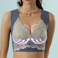 urtal thin sexy bras ice silk push up sports bralette soutien gorge emulsion pad sleep lingerie underwear