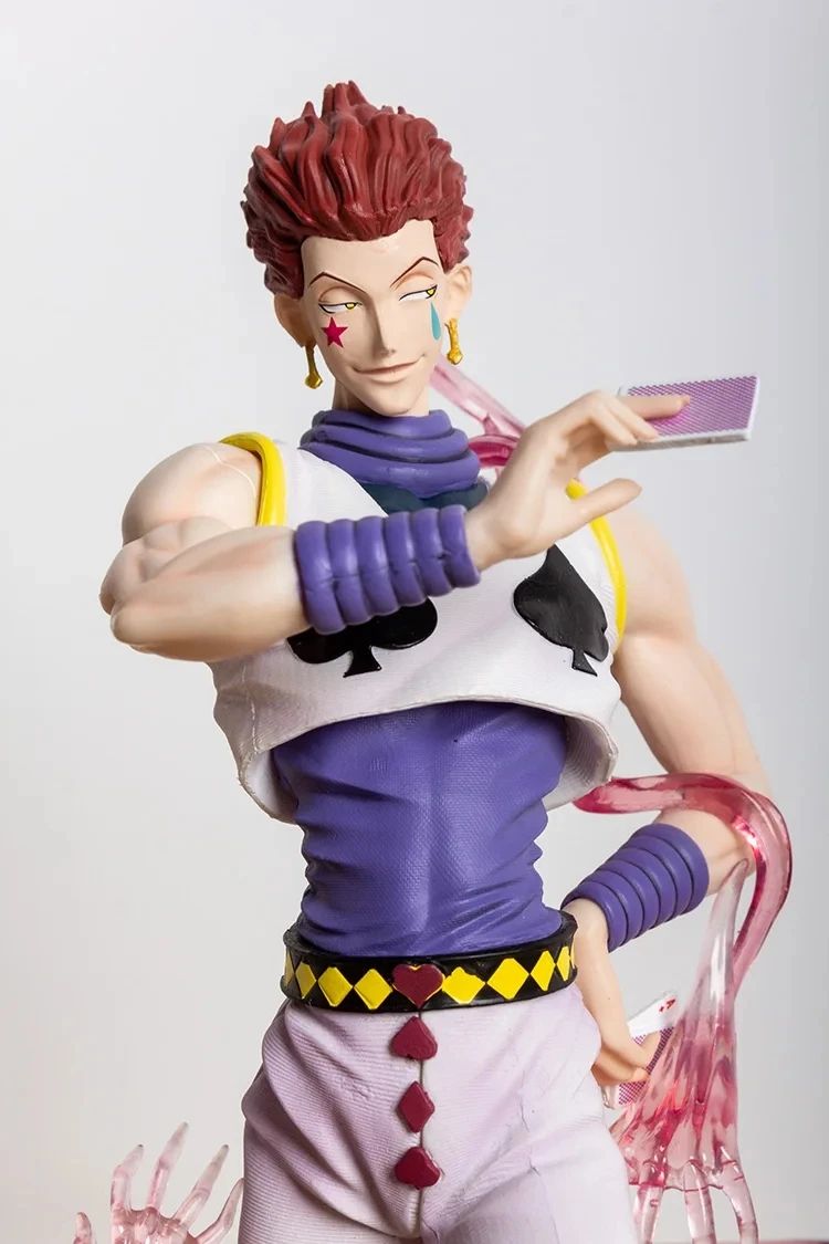 32 см аниме Hunter X фигурка GK Hisoka со сменной головой ПВХ коллекция статуя модель