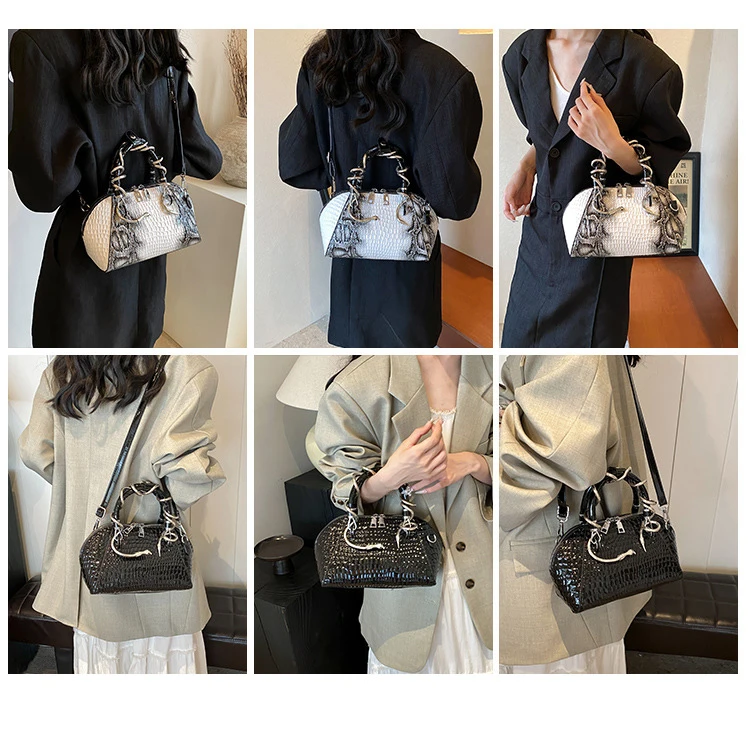 Lawaia Feeling женская модная вечерняя сумка с крокодиловым узором винтажная со