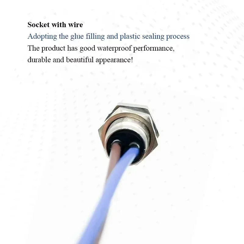 DIVEDEER Водонепроницаемый авиационный разъем M12 4 5 8 12 контактов