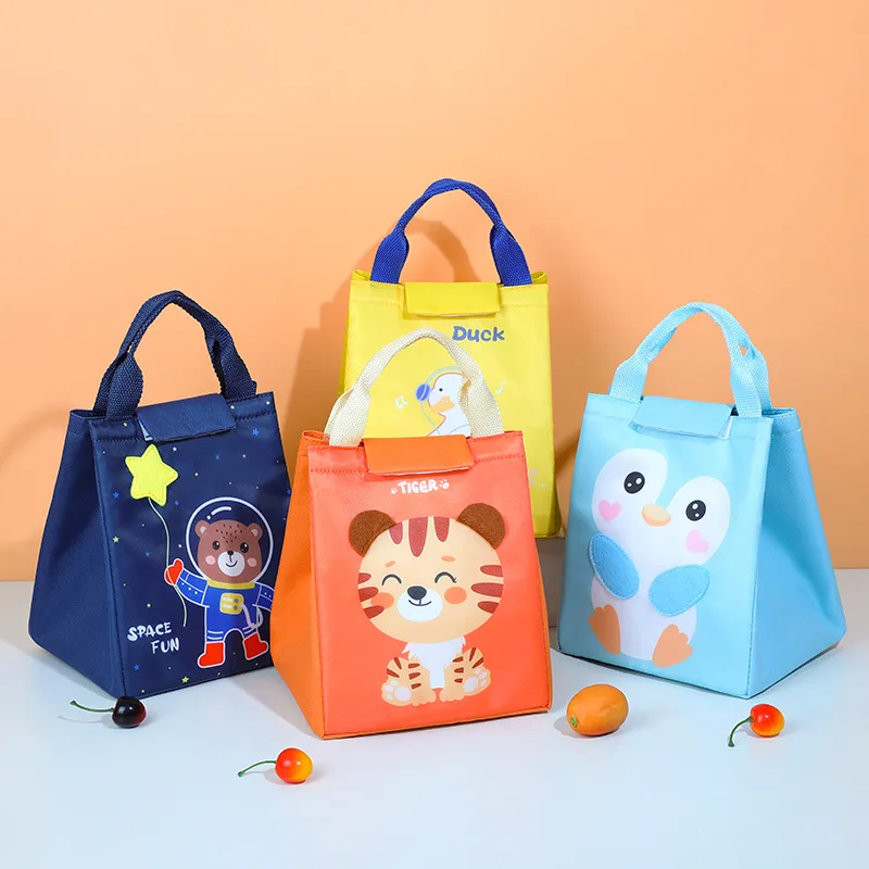 

Новая термоизоляционная сумка для ланча оптом 3D Трехмерная сумка для термической изоляции Студенческая сумка для ланча Портативная сумка ...