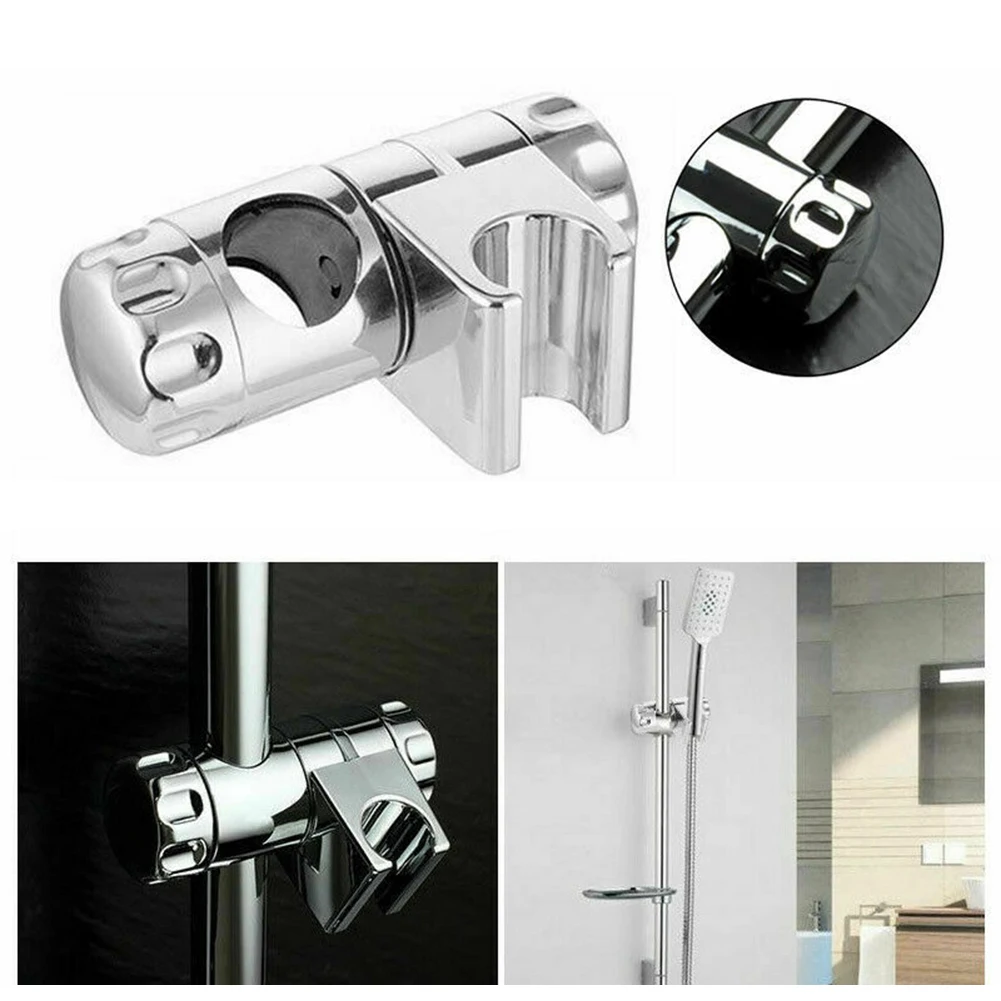 

25mm ABS Chrome Handheld Shower Holder Bracket Adjustable Rail Bracket Slider Shower Mounting Brackets For Shower Head