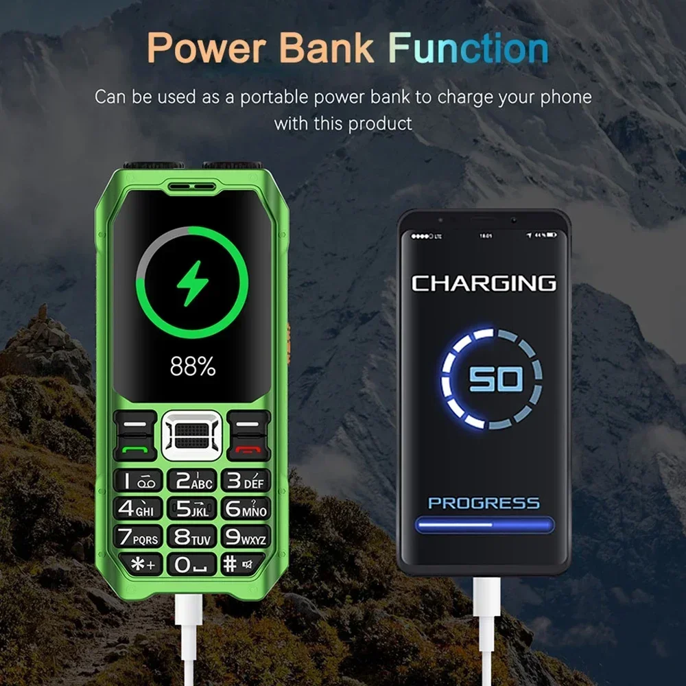 Внешний аккумулятор Uniwa M6000 2G 2 3 дюйма FM-радио MP3