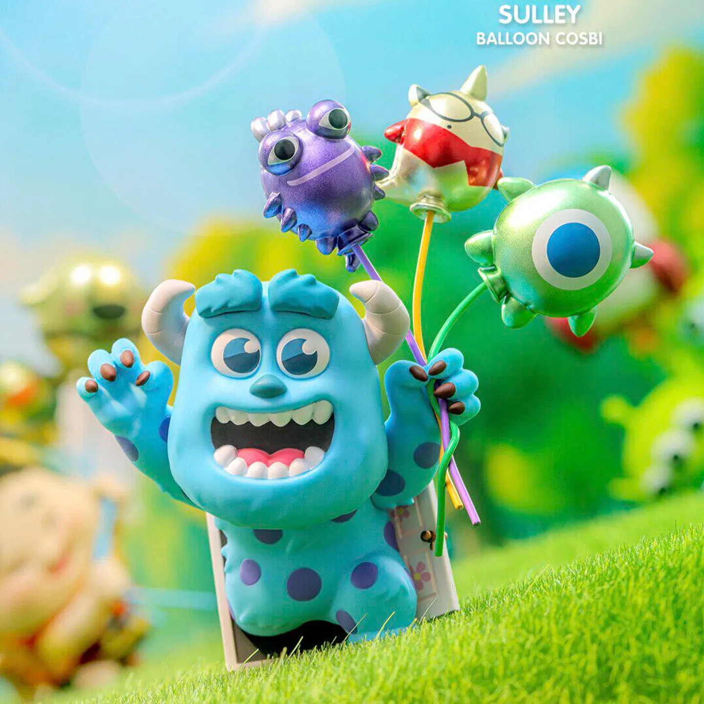 Фото Оригинальная коллекционная фигурка Hot Toys Pixar Balloon Series COSBI Joy Embarrassment в слепой коробке, кукла-фигурка, подарок на праздник/день рождения №5