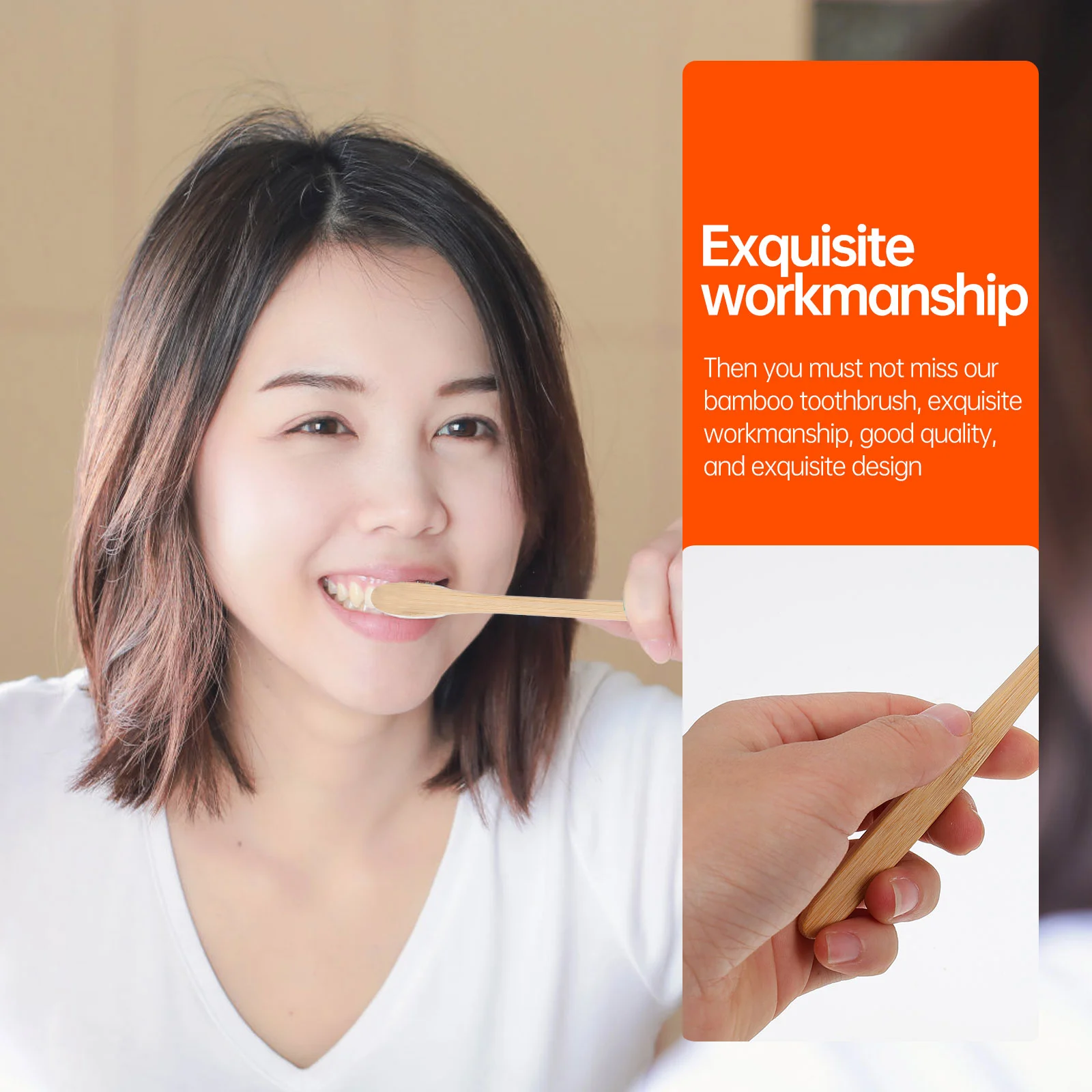 20 шт. бамбуковая зубная щетка с маленькой головкой дорожные зубные щетки гаджеты