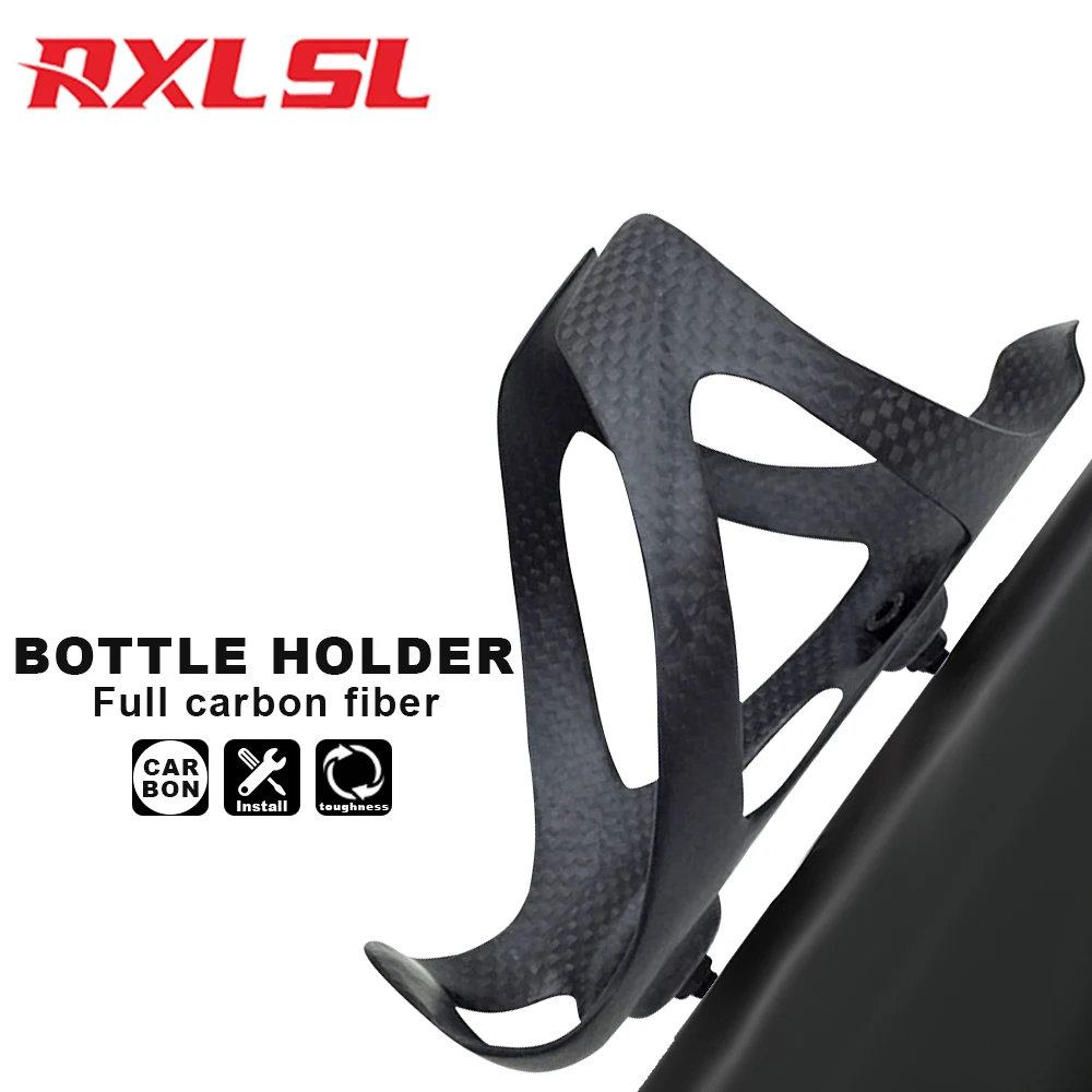 

RXL SL Bicycle Carbon Water Bottle Cage 3K Matte/Glossy Mountain Bike Bottle Flask Holder Road Mount MTB for Bicycle Accessories