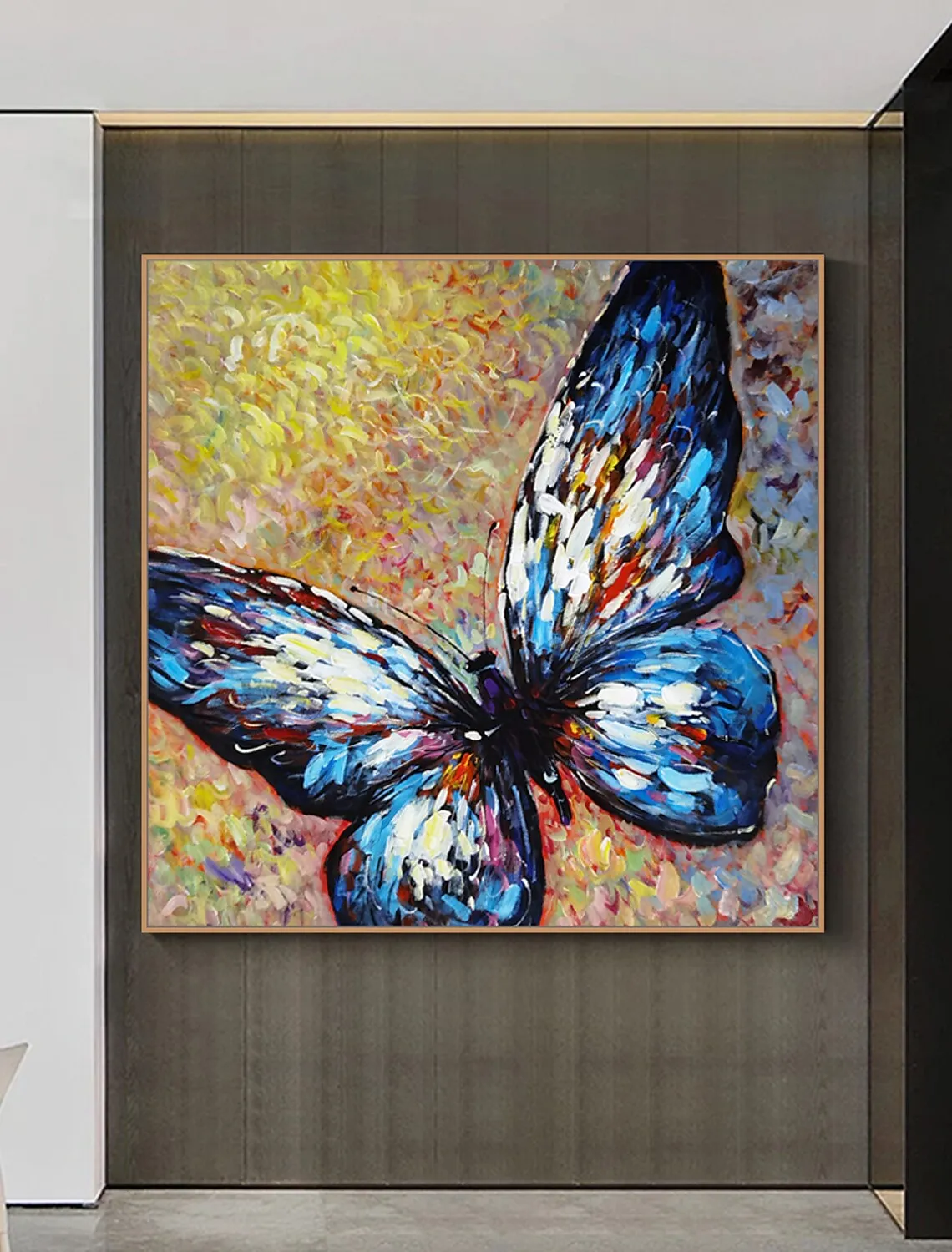 Недорогие картины маслом-картина маслом ручной работы ручная роспись настенное