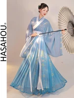 modern vetement hanfu chinese style traditional dress women kimono ming dynasty cosplays femeninos hanbok fairy skirt dance