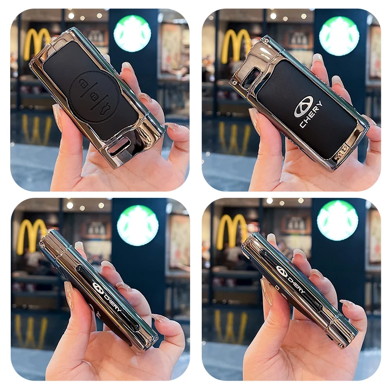 Фото Новый чехол для автомобильного ключа из ТПУ для Chery Tiggo 7 Pro, 8 Pro, Exeed Tiggo 2, 3x, Arrizo 5 Pro, Gx, EQ7, Tiggo 4, 5x, аксессуары для автомобильного брелока. №4