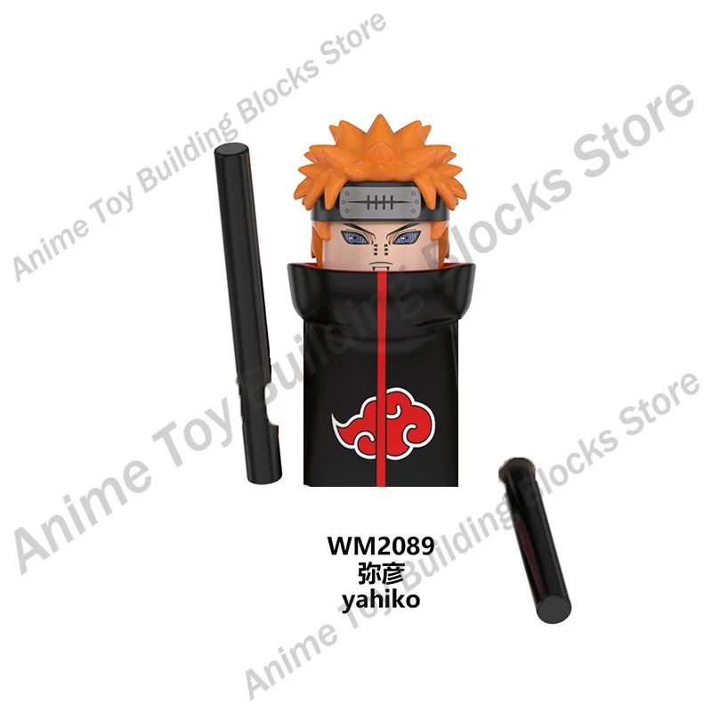 Конструктор WM6106 Наруто сборка кирпичей Акацуки Нагато Учиха Итачи Тоби аниме