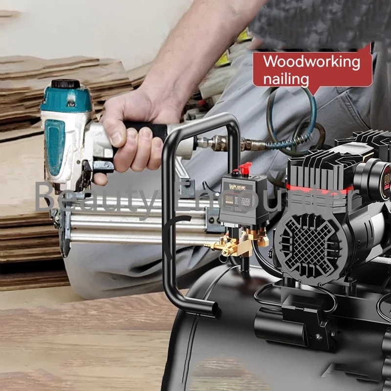 Бесшумный воздушный компрессор 800 Вт 1690 30 л 20 10 12 для домашнего ремонта