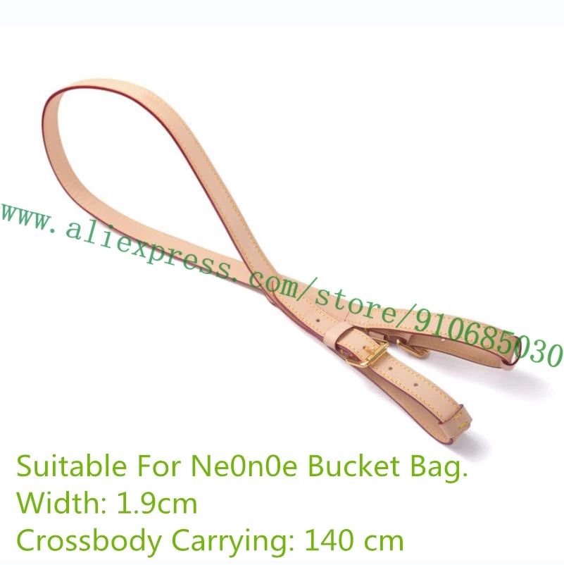 Genuine Vachetta Patina Calf Leather Bag Strap Carry Belt For Designer Women Handbag Lady Shoulder Bucekt Purse Adjustable