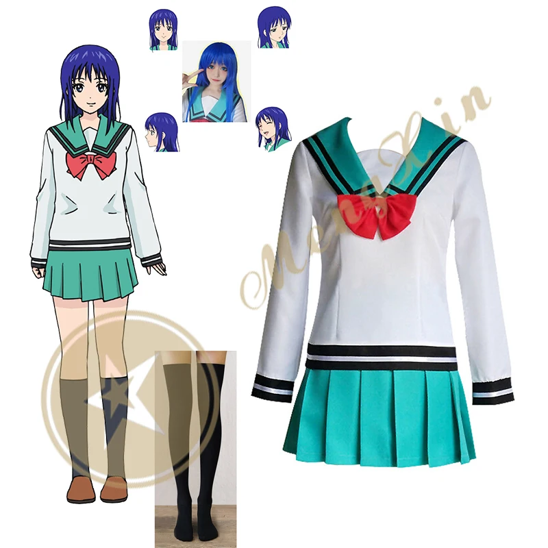 Anime The Disastrous Life of Saiki K. Teruhashi Kokomi Cosplay Dress Saiki Kusuo No Sai-nan Yumehara Chiyo Sailor Custom Made