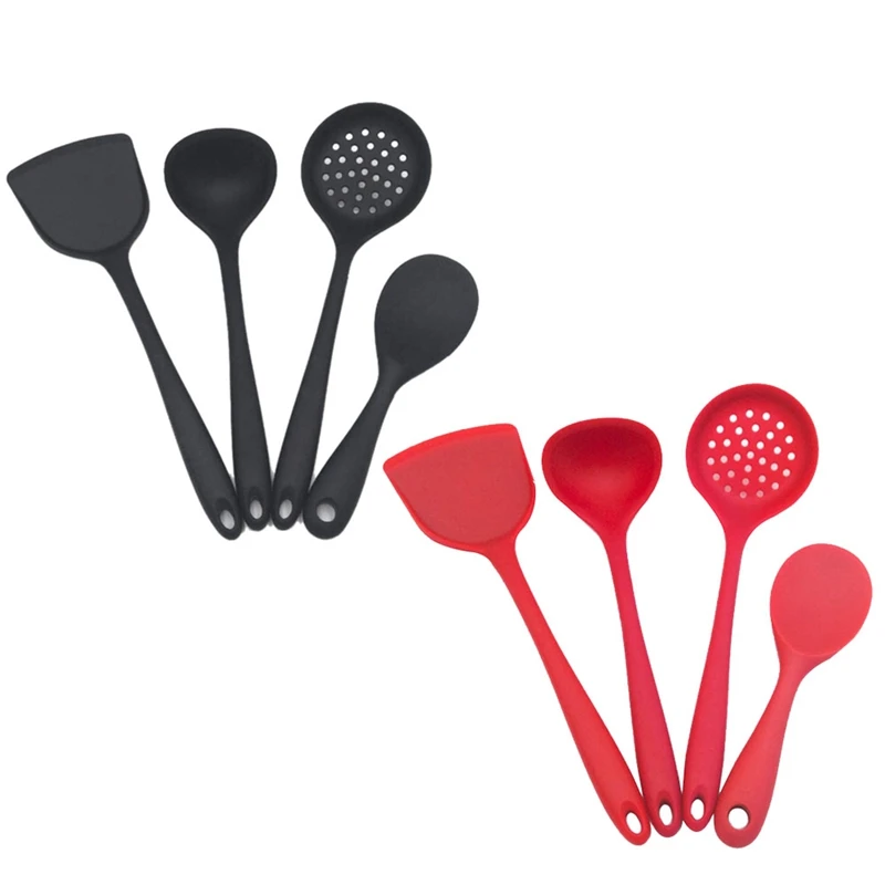 

4 шт./упаковка, силиконовые антипригарные кухонные принадлежности