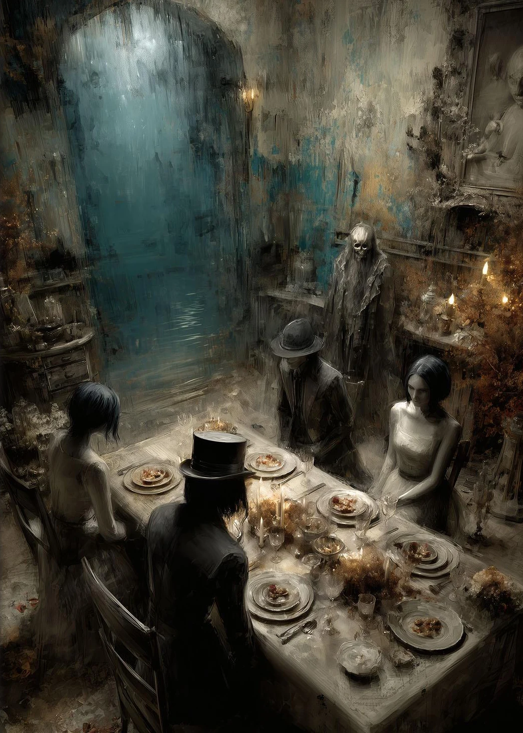 

Плакат "Череп Банкет" на холсте