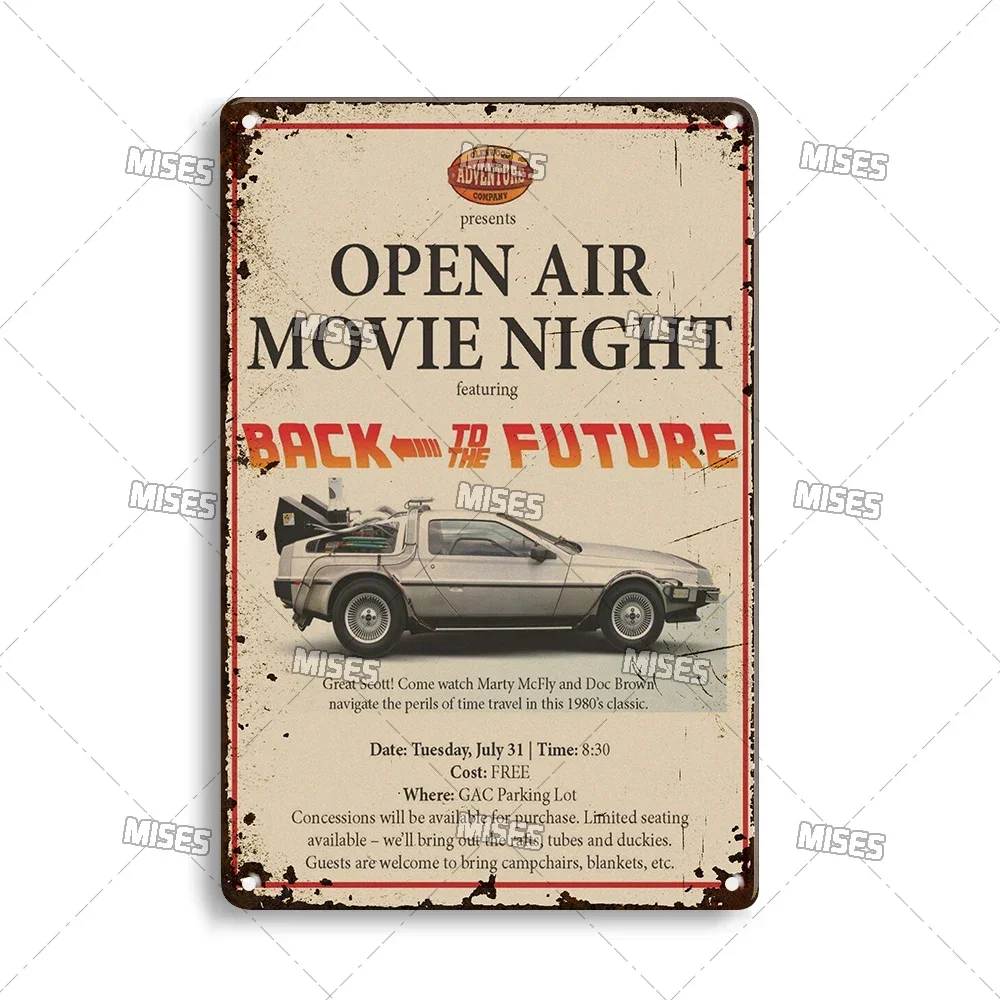 

Металлическая табличка "Назад в будущее" Mises