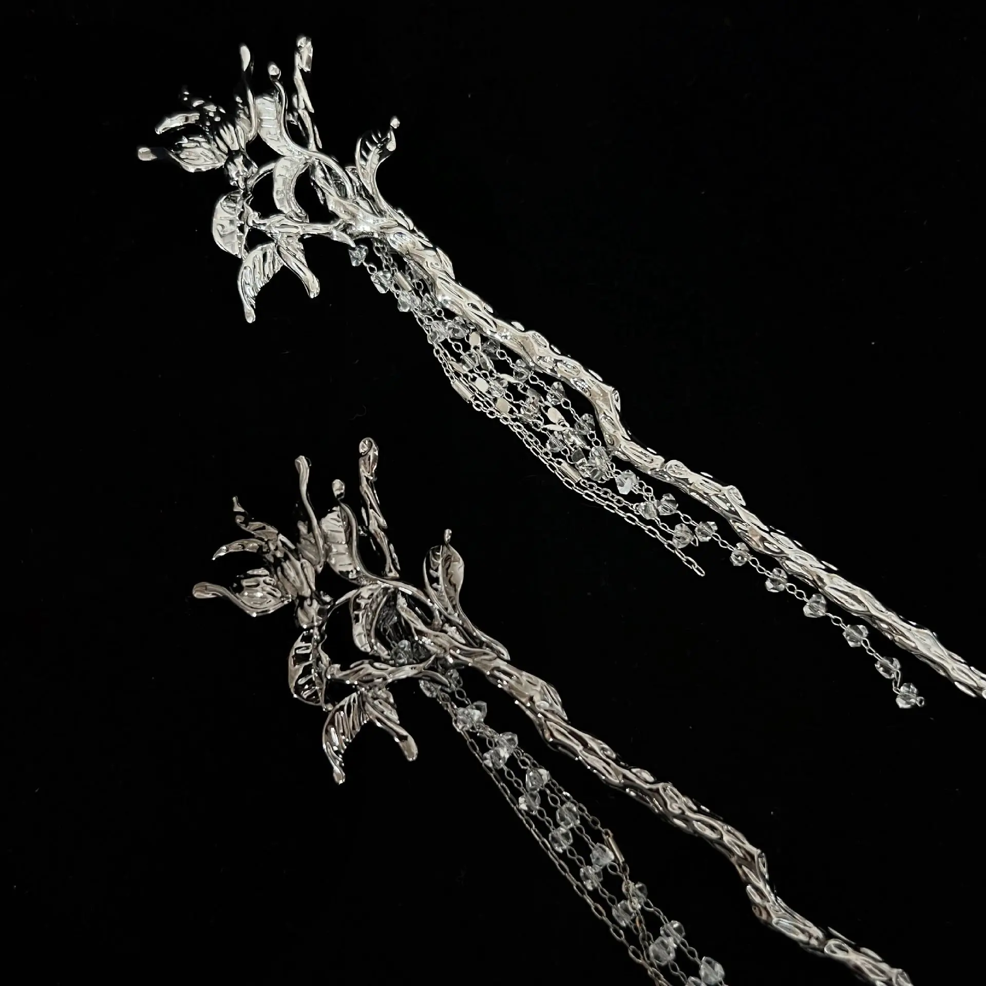 Шпилька для волос с длинными кисточками винтажные металлические шпильки