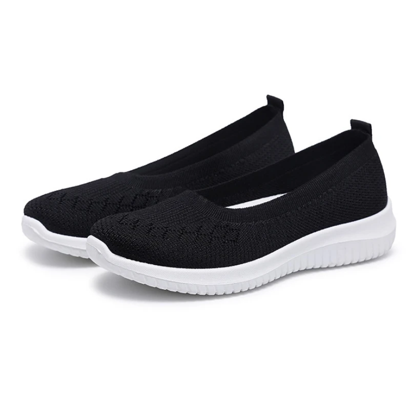 Кроссовки-носки женские сетчатые повседневная легкая обувь Вулканизированная