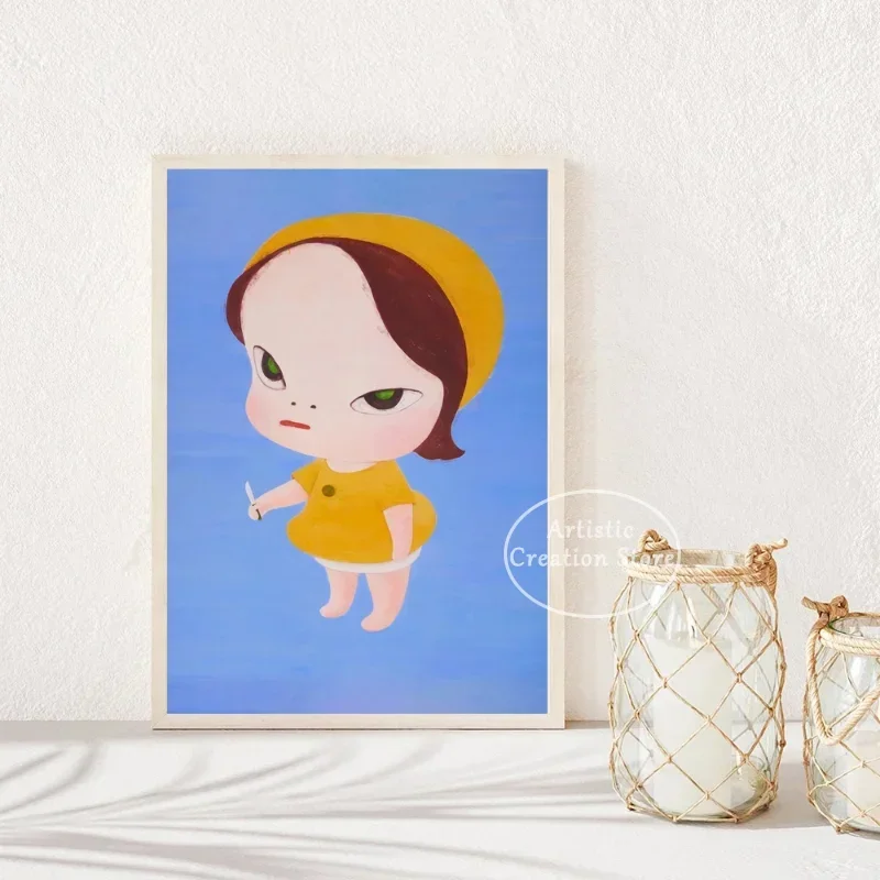 Художественный постер Yoshitomo Nara настенная Картина на холсте принты настенные