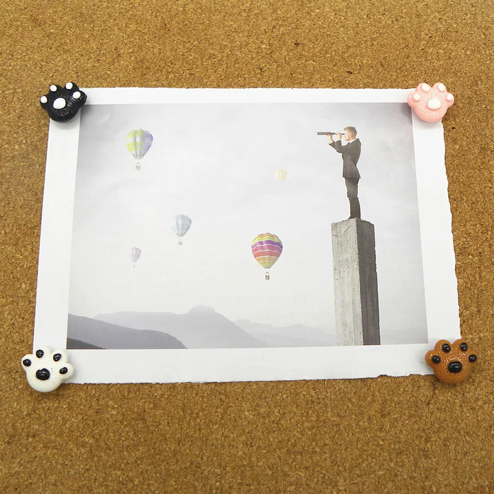

Thumbtackpush Board Tacks Pin Thumb Wall Decorative Paw Cork Map Straight Tack Photo Marking Memo Message Drawing Staples