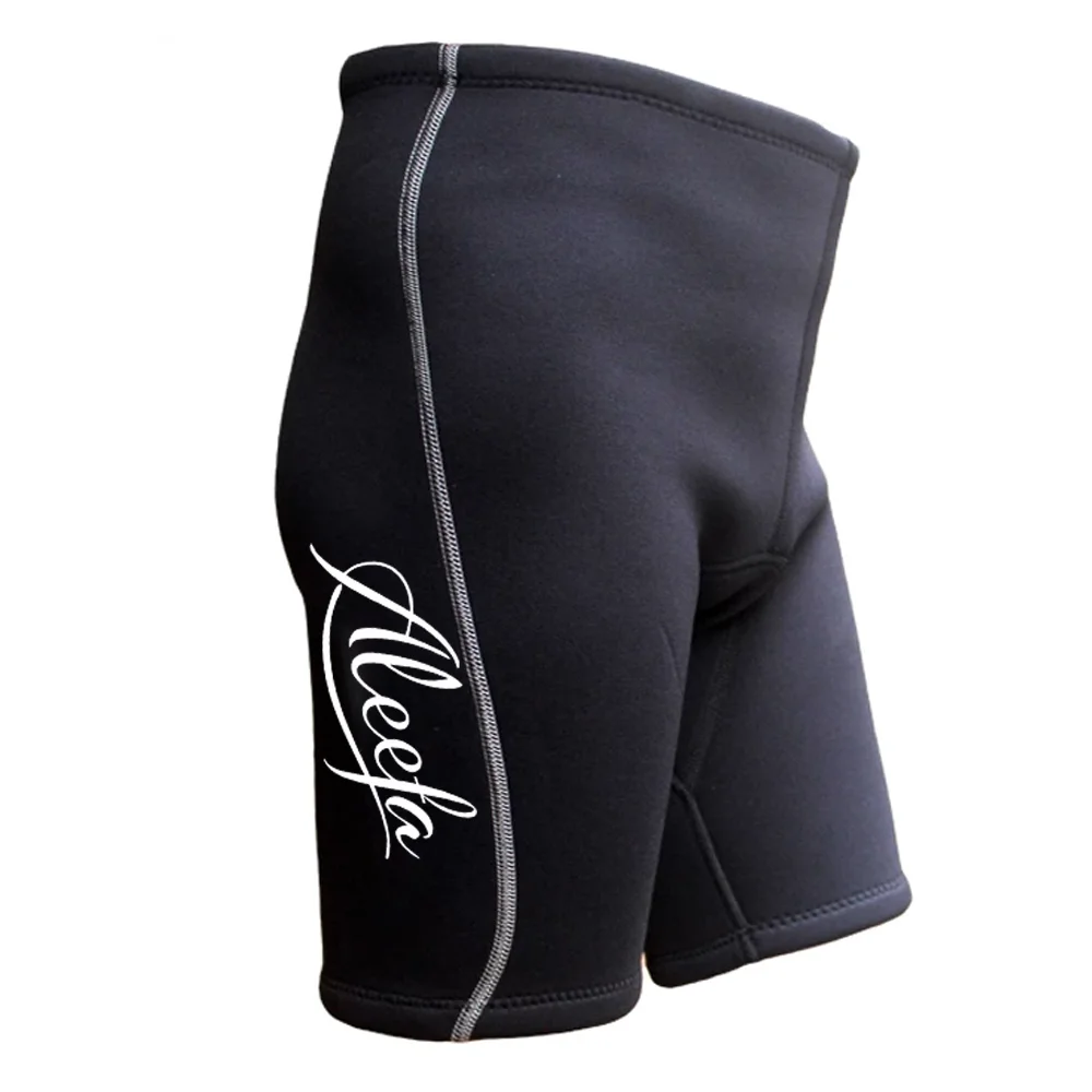 

Aleefa Men's 2mm Neoprene Wetsuits Short Pants Diving Shorts for Rash Guard Surfing Snorkeling Swimming Surf Trunk