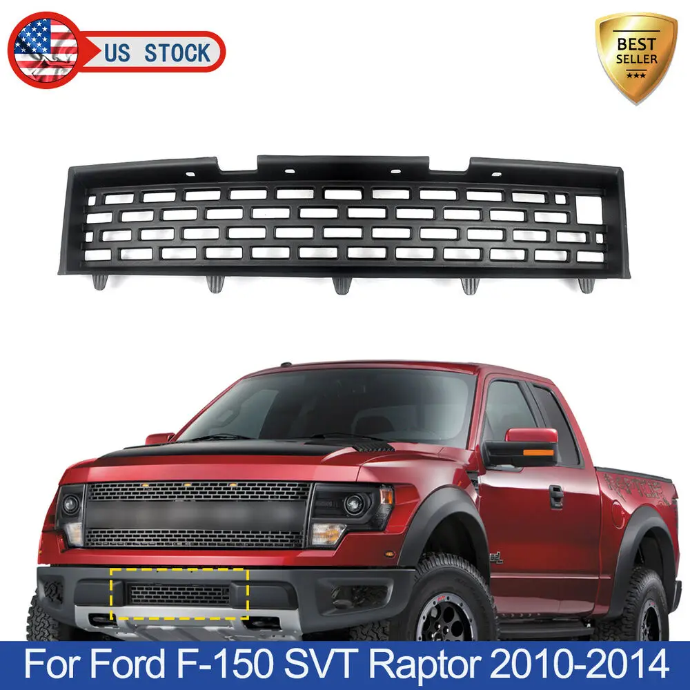 

Передний бампер, нижний центральный гриль, решетка для Ford F-150 F150 SVT Raptor 2010-2014
