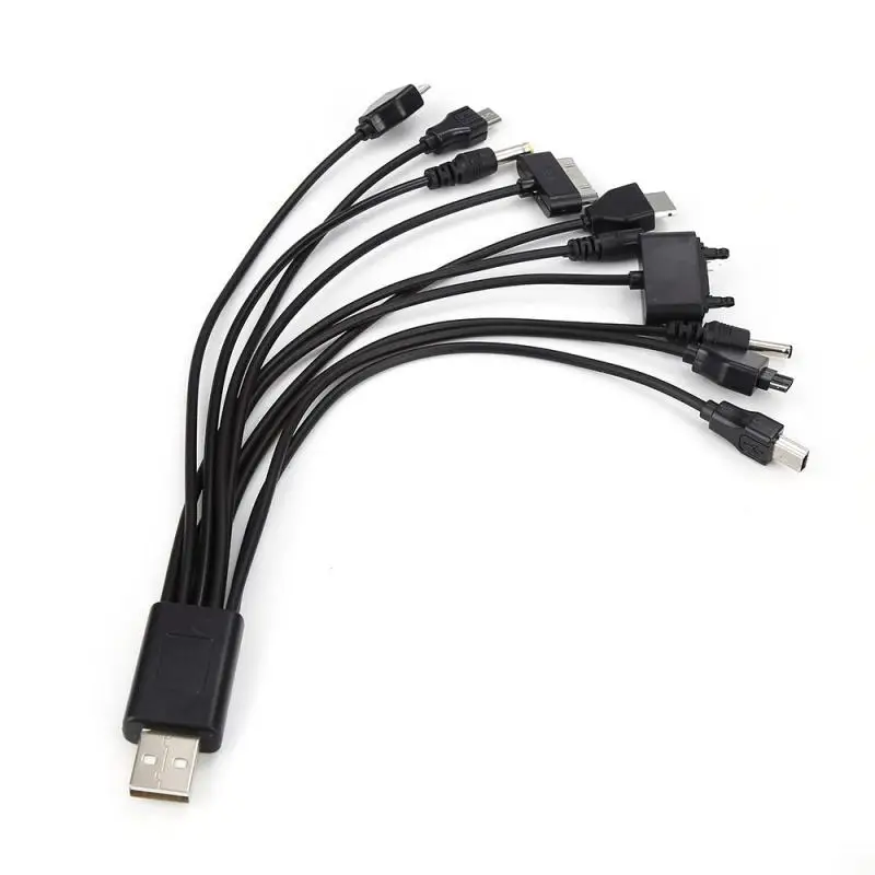 10 In 1 Multi-Function USB Cable Phone USB Charger Charging Cable Cord Connector For HuaWei For Samsung Sony Ipod Motorola images - 6
