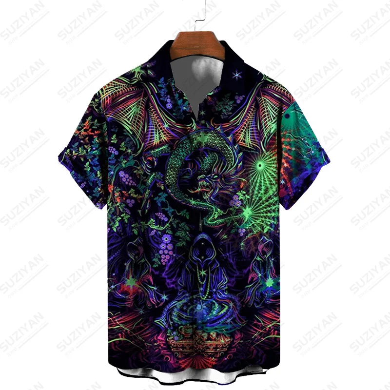

Hawaiian 3D Printing Graphic Clothe Trendyol Wild European White Shirt Hot-Selling Casual Shirt Kit Funny Patterns Large Size