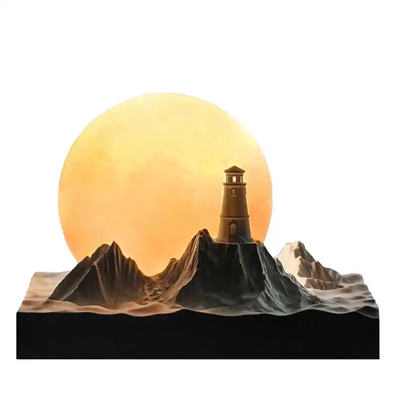 Белый Лунный свет маяк ароматный камень атмосфера