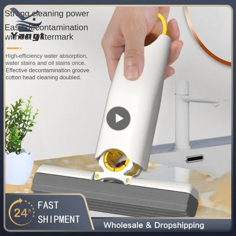 

Easy To Use Absorbent Mop Save Time Durable Hand Mop Ergonomics Sponge Mop Toilet Mop Flexible Mini Mop Efficient Mini Mop