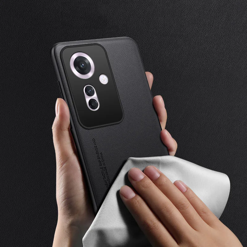 Модный Роскошный чехол-накладка из мягкой искусственной кожи для OPPO Reno11 F