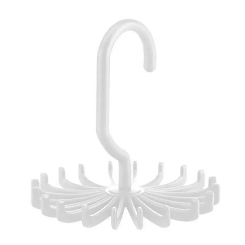 

Вешалка для галстука, вешалка для шарфов для шкафа, вращающаяся на 360 градусов вешалка для ремня, шарфа, крючок для шкафа, вешалка для хранения галстуков, ремней