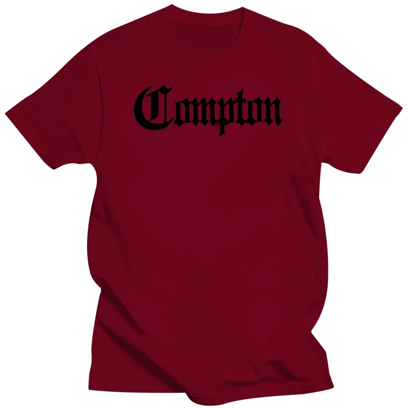 Compton California GOTHIC Eazy E NWA Dr. Dre Straight Outta COMPTON Cool T-Shirt Fashion T Shirts raglan sleeve tshirts images - 6