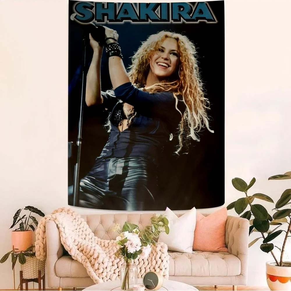 Певица S-Shakira DIY Настенный гобелен Искусство Научная фантастика Комната Домашний