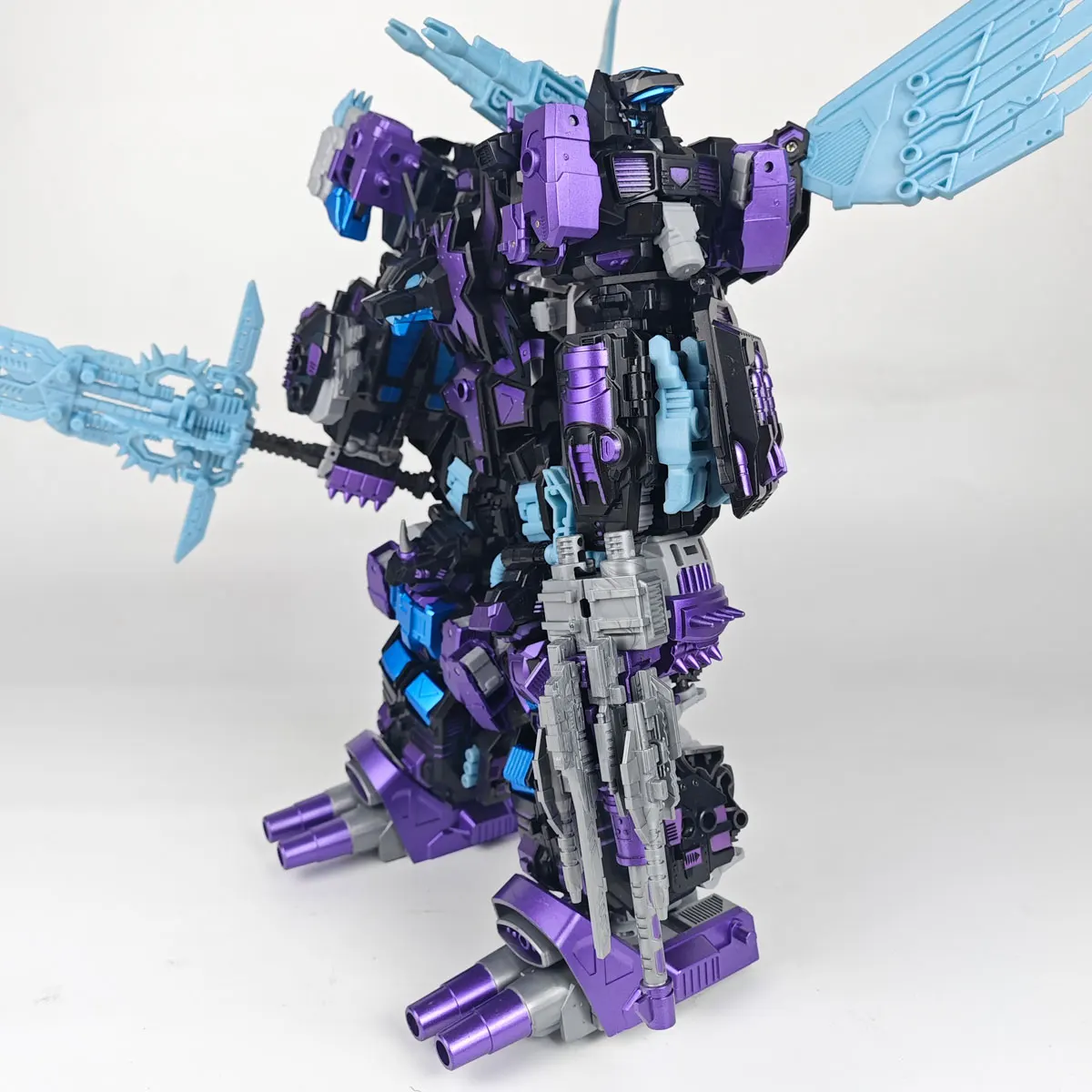 Фото TENGYANG DARK Predacons Combiners Wars KO Transformation 5 в 1 Predaking G1 36 см фигурка подарок ребенку БЕЗ КОРОБКИ №3