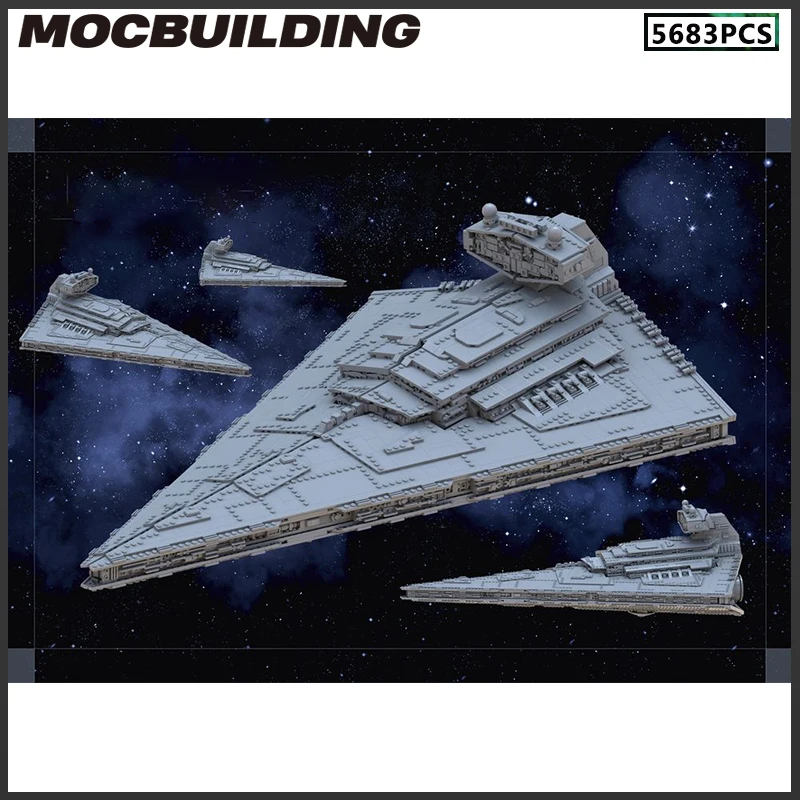 

Imperial II-class Destroyer the Corruptor Bricks Moc Building Blocks Star Movie DIY Model Kid Toys Birthday Gift Playset