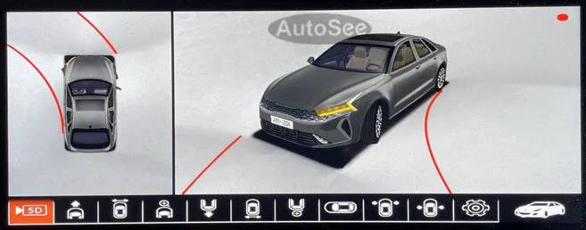 подходит оригинальный OEM монитор для Moskvich 6 Москвич 3e птичье глаз 360° ° камера