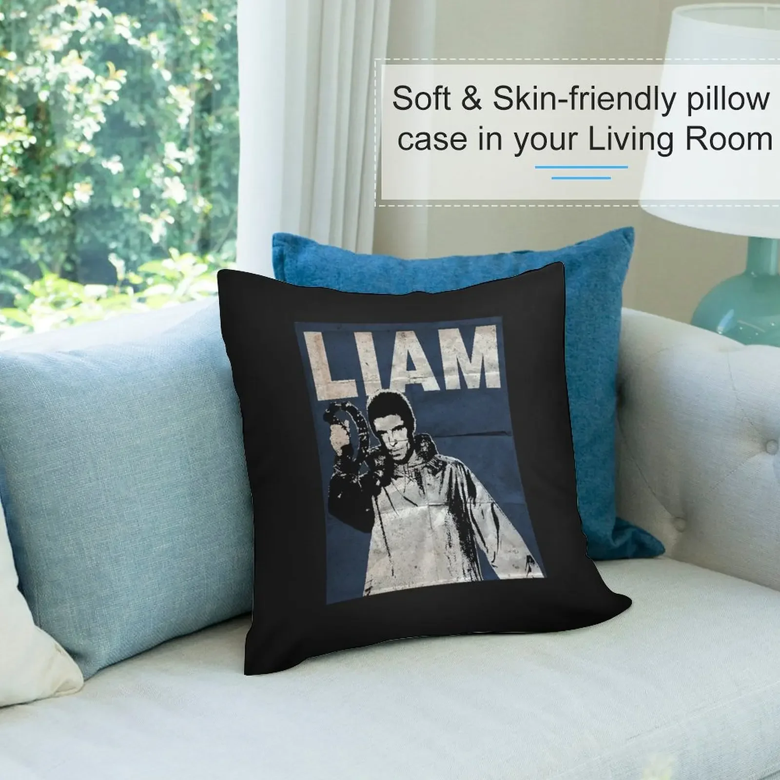 Liam Gallagher классическая печать декоративные подушки