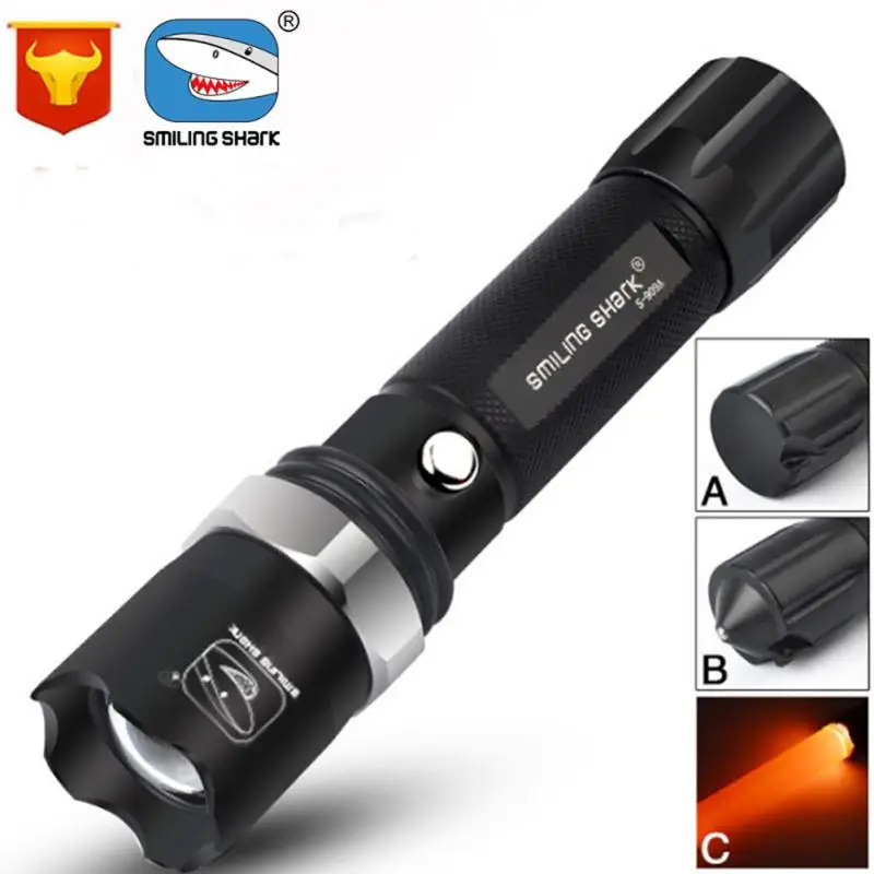 

Portable Patrolling Torch Large Capacity Camping Flashlamp Aluminum Alloy Led Self-defense Hand Light Night Riding Lamp Light