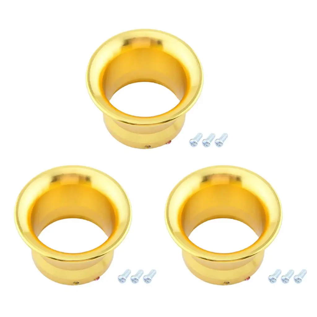 

3x 50mm Yellow Stack For PWK24 PWK26 PWK28 PWK30 Carburetor Intake 2''
