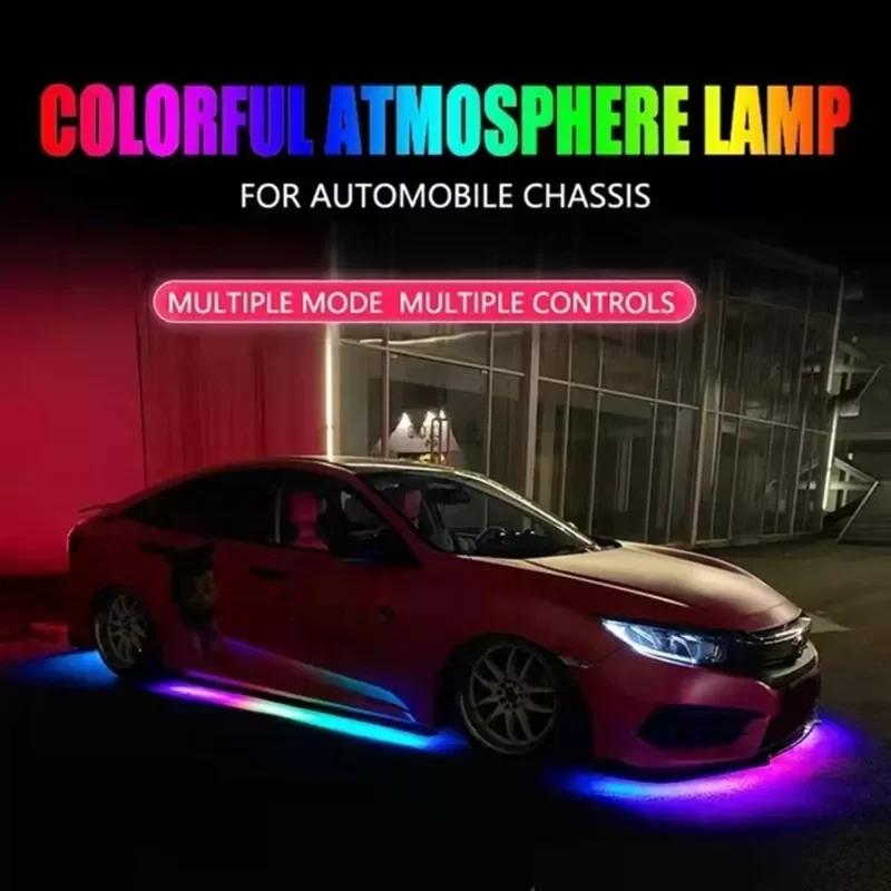 

Easy Installation RGB LED Strip for Car App Control Flowing AtmosphereLamp