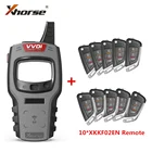 Программатор ключей Xhorse VVDI Mini Key Tool с 10 шт. универсальных пультов дистанционного управления XKKF02EN бесплатно 96 бит 48-клон