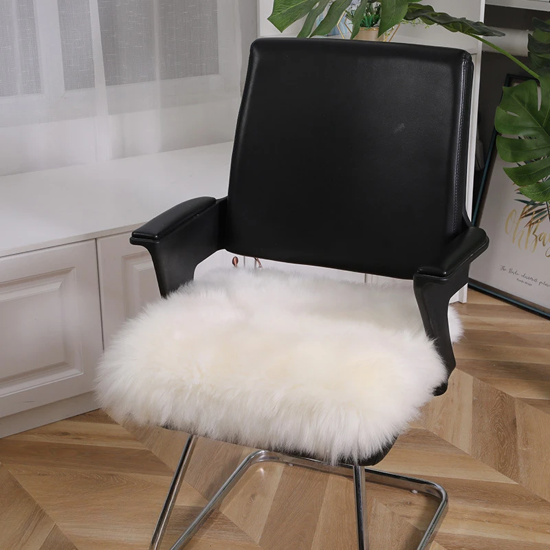 Интегрированная Подушка Из Натуральной Кожи Австралийской Чистой Шерсти Для