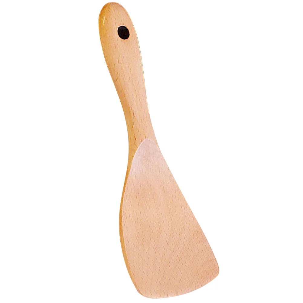 

Rice Spoon Kitchen Paddle Spatula Ladle Cooking Wooden Scoop Non Stick Cooker Serving Wood Potato Server Scooper Utensil