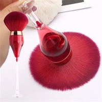 1pc red wine glass shape facial brush large soft powder blush makeup face foundation cosmetic professional make up brushes tool
