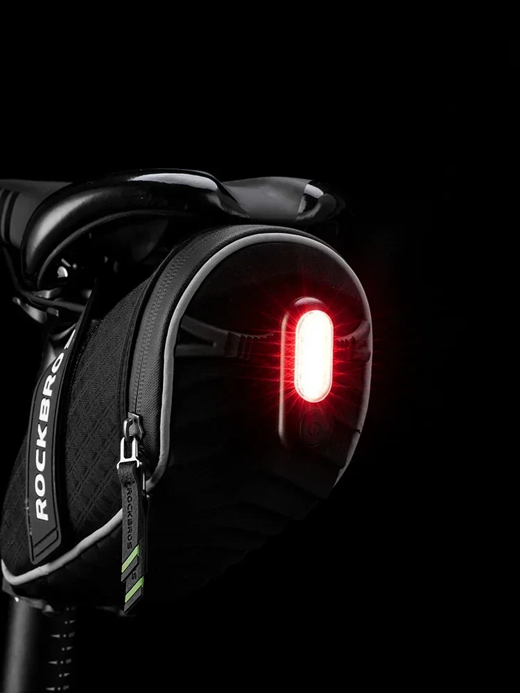 ROCKBROS велосипедный задний фонарь 250 мАч USB перезаряжаемый сверхлегкий