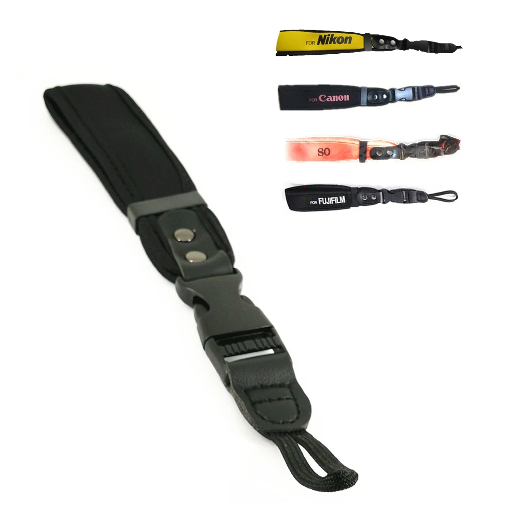 

Neoprene Soft Quick Detachable Wrist Hand Strap for Canon Nikon Sony Fujifilm Fuji DSLR Camera